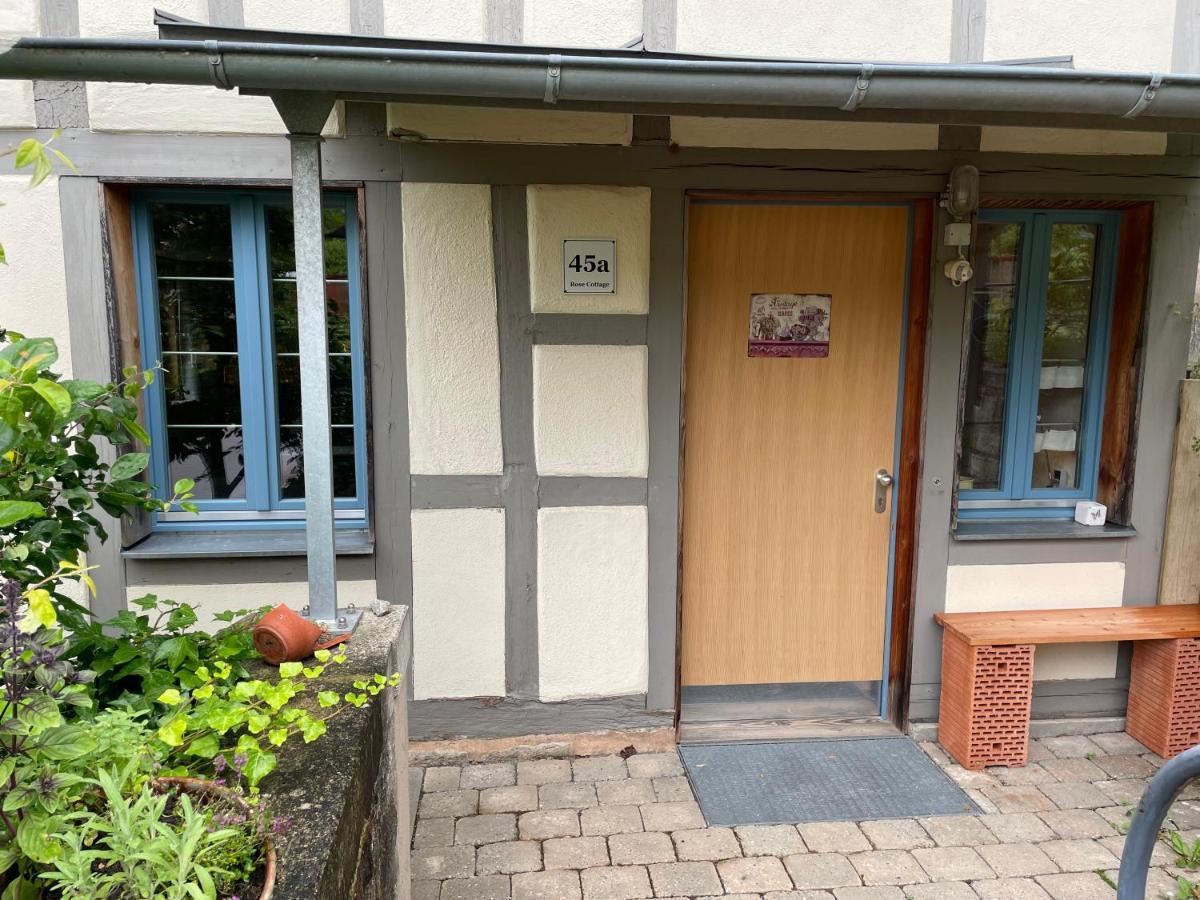 Rose Cottage Im Romantischen Taubertal Adelshofen  Eksteriør billede